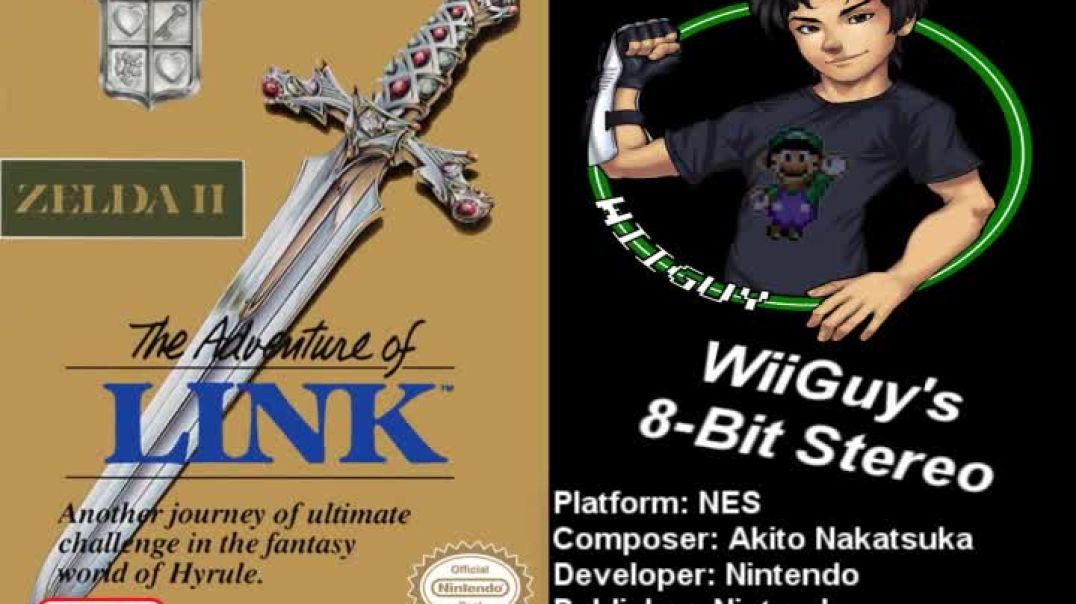 ⁣Zelda II The Adventure of Link (NES) Soundtrack - 8BitStereo  OLD MIX